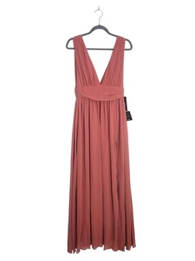 Lulus | Dresses | Pink Floral Beachy Maxi Slit Dress | Poshmark